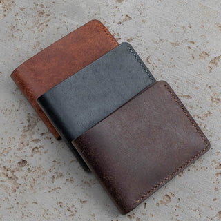 Minimalist 6 Bölmeli Deri Cüzdan