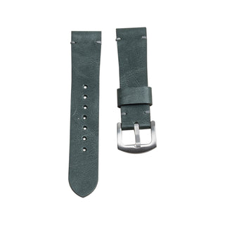 Yeşil Spor Apple Watch Deri Kordon - Gri İp