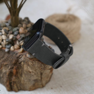 Pueblo Siyah Spor Apple Watch Deri Kordon - Gri İp