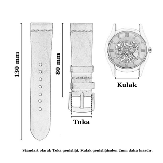 Pueblo Tütün Spor Deri Kordon  - Tütün İp