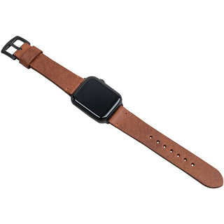 Pueblo Tütün  Spor Apple Watch Deri Kordon - Tütün İp